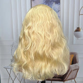 #613 Blonde Custom HD/Transparent Closure Raw Hair Wig Body Wave